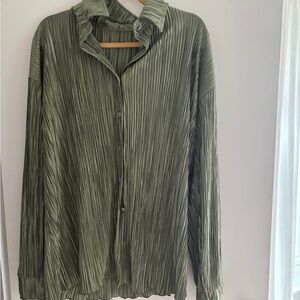 Women’s Green Silk Set